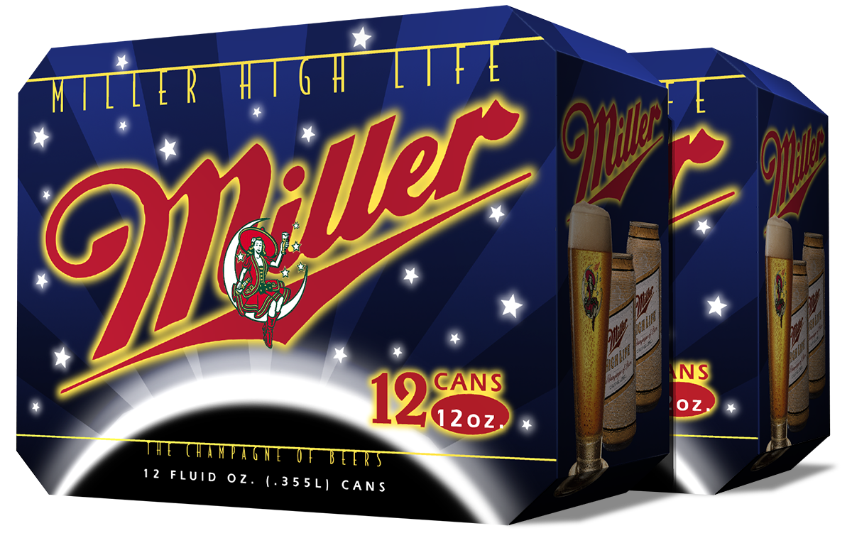 Miller High Life Package Design by Landis Productions