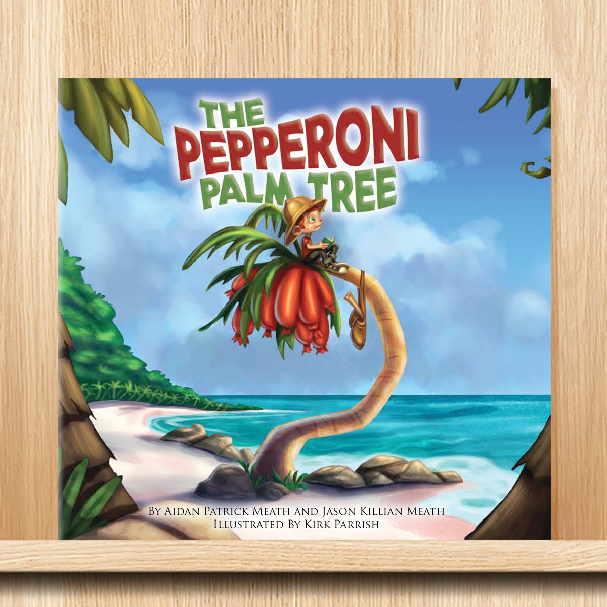Pepperoni Palm Tree Book Layout by Landis Productions