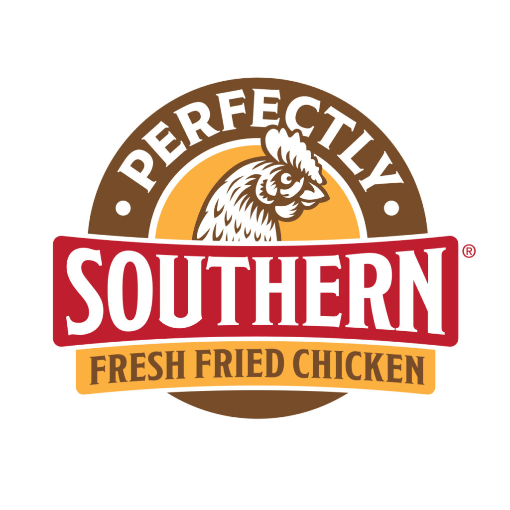 Perfectly Southern Fresh Fried Chicken Logo by Landis Productions