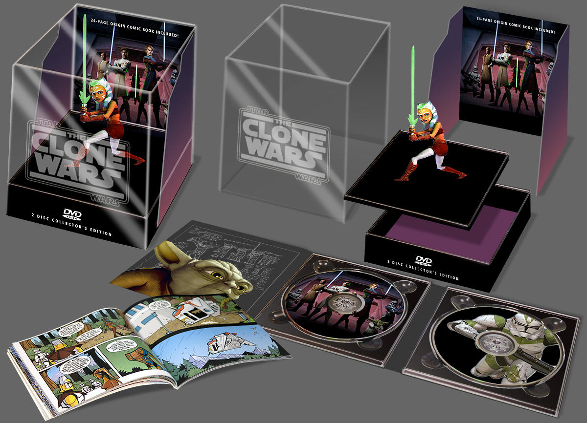 Star Wars Clone Wars DVD Package Design by Landis Productions