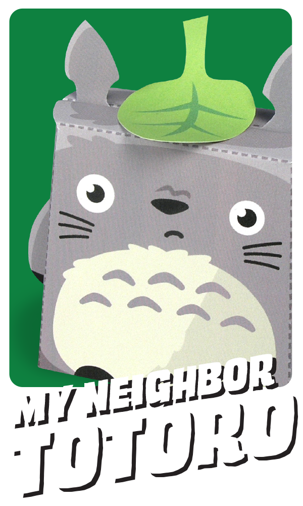 Kooky Craftables Totoro Paper Toy