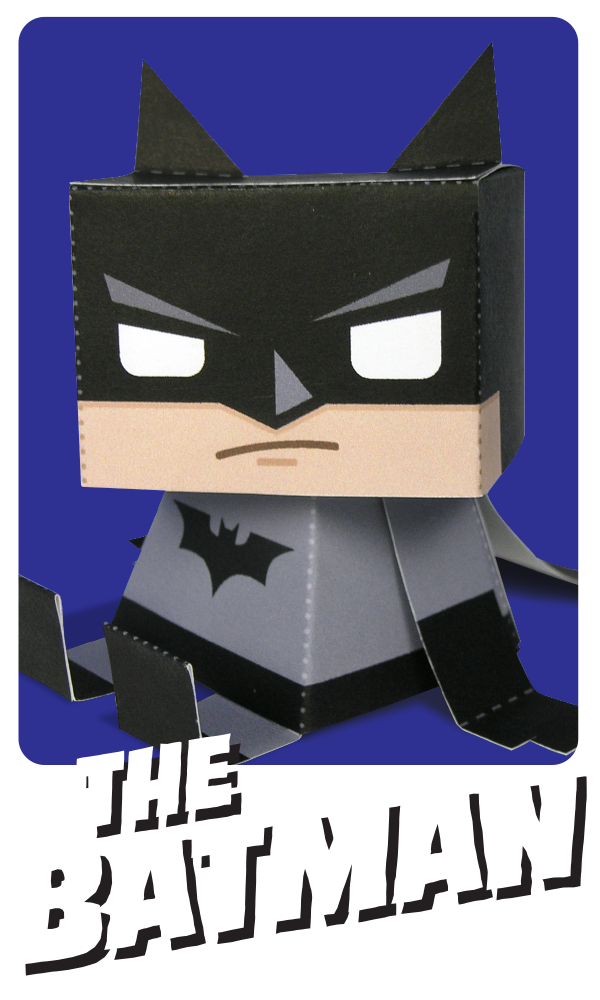 Kooky Craftables Batman Paper Toy