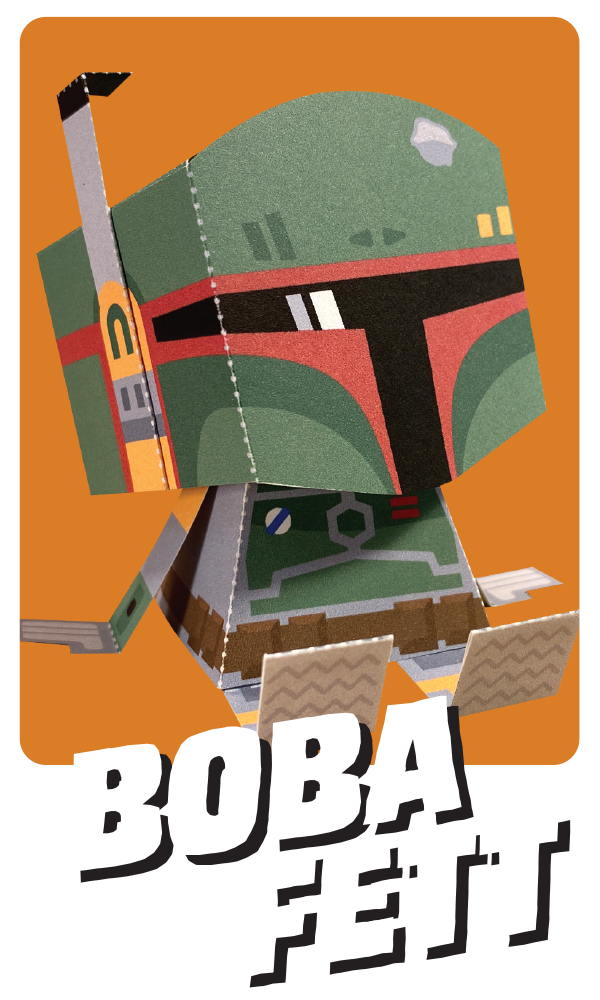 Boba Fett Paper Toy